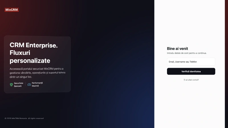 Implementare CRM Custom MixCRM